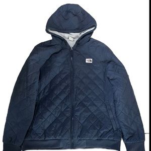 the NORTH FACE men’s cuchillo sherpa lined XXL Navy Blue full zip jacket